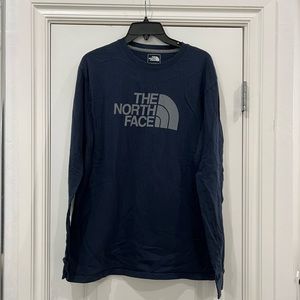 Med The North Face cotton tshirt-navy